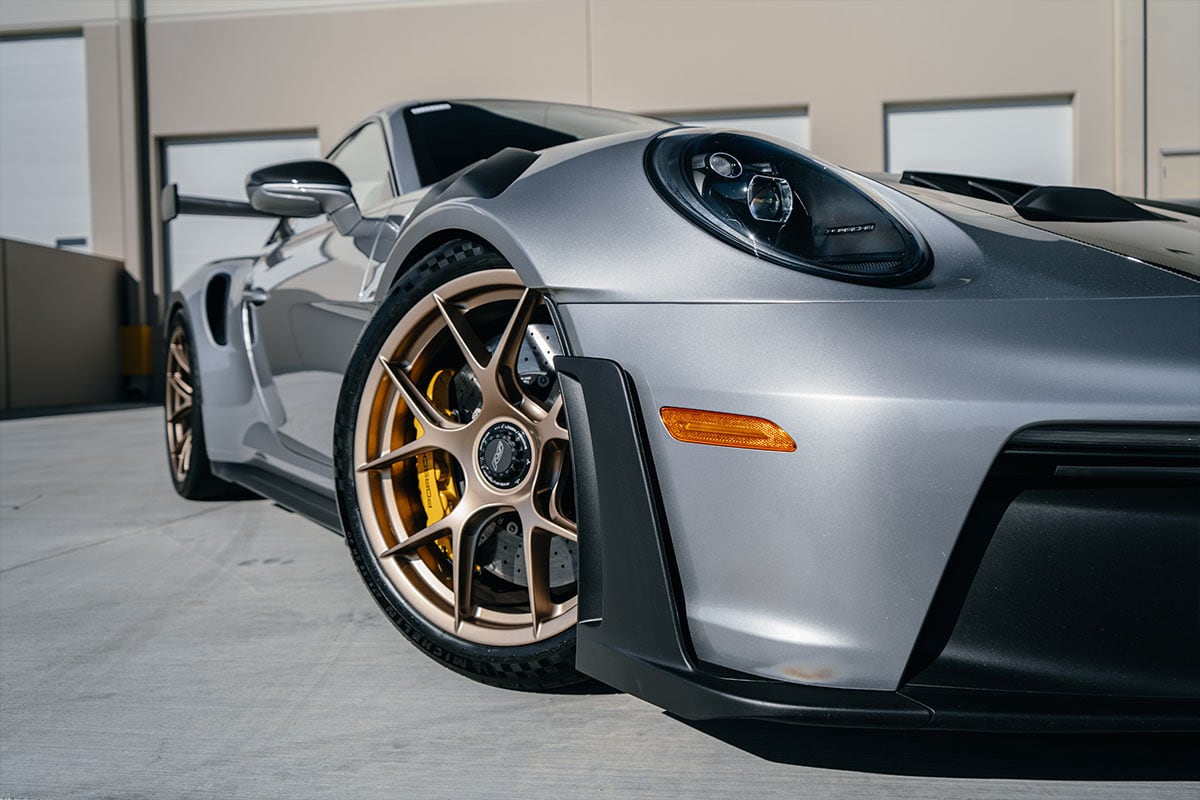 Wheels Ceramic Coating on a Porsche
