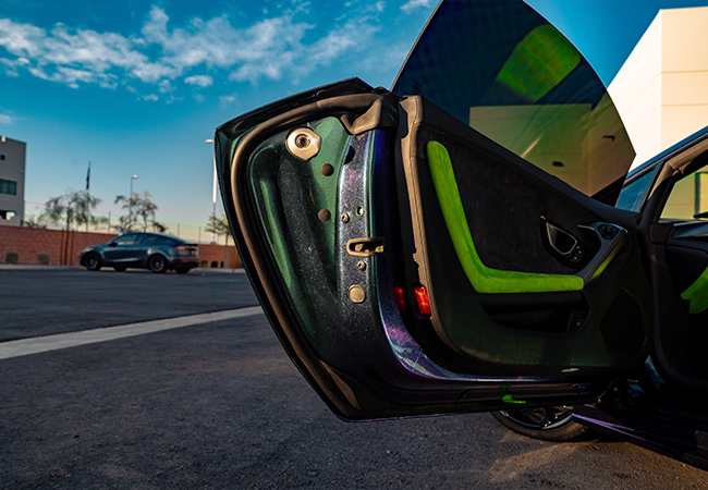 Colored Paint Protection Film Installation in Las Vegas