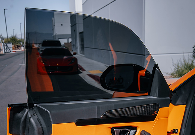 Front Window Tint vs No Tint